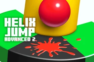 A popular hyper casual game where players guide a ball through a twisting tower